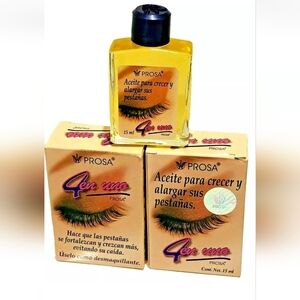 2 PIECES .-PROSA 4 en Uno Eyelash Growth Oil.- 0.15 Ml Each